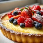 Authentische Griechische Pudding Tarte – Süß & Cremig