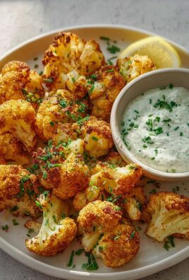 Blumenkohl Airfryer Kräuterquark: Schnell & knusprig!