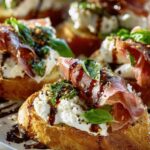 Burrata und Beef Putenschinken Crostini – Ein Genuss für Feinschmecker!