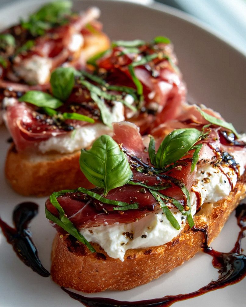 Burrata und Beef Putenschinken Crostini – Ein Genuss für Feinschmecker! – Schritt 2