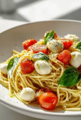 Caprese Mozzarella Sommerpasta Rezept: Leicht & frisch!