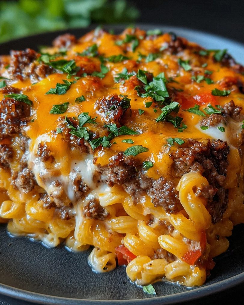 Cheeseburger-Auflauf – Schritt 1
