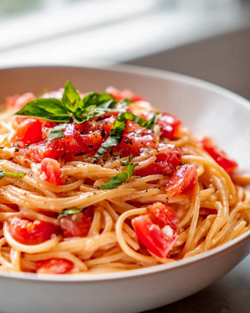 Cremige Tomaten Knoblauch Pasta: Schnell & unwiderstehlich
