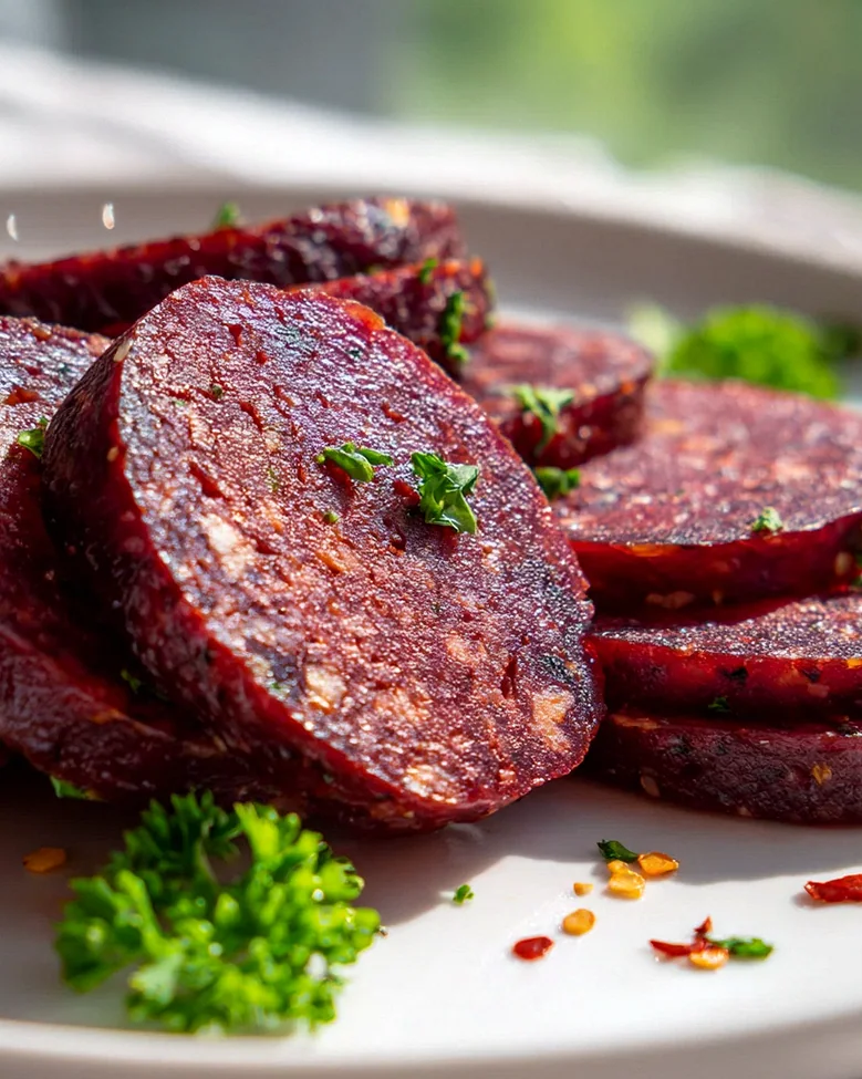 Dein Rezept für Vegan Beef Putensalami: Geschmack pur, ganz ohne Fleisch – Schritt 2