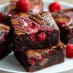 Dekadente Himbeer-Swirl-Brownies: Ein himmlischer Genuss
