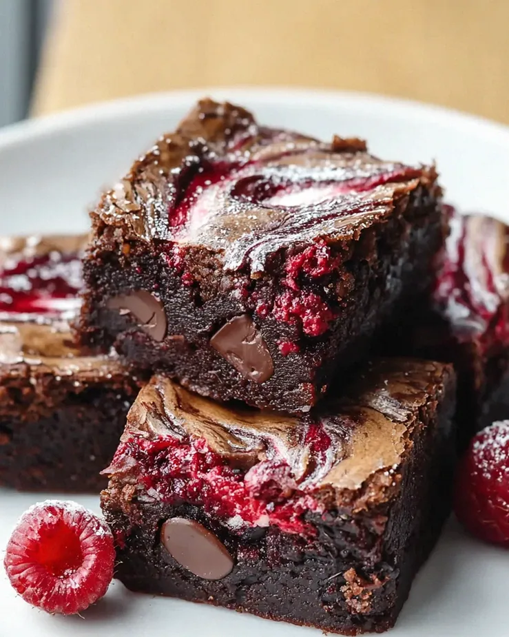 Dekadente Himbeer-Swirl-Brownies: Ein himmlischer Genuss – Schritt 2