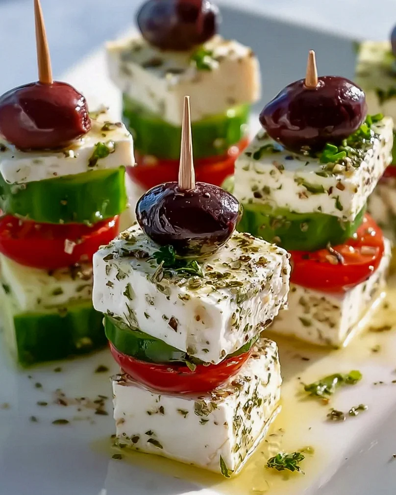 Der Hit des Sommers: Feta Spieße mit Gurke – Einfach & Köstlich – Schritt 1