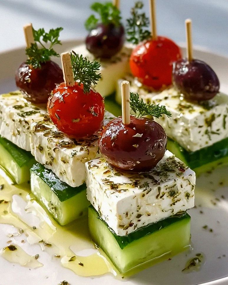 Der Hit des Sommers: Feta Spieße mit Gurke – Einfach & Köstlich – Schritt 2