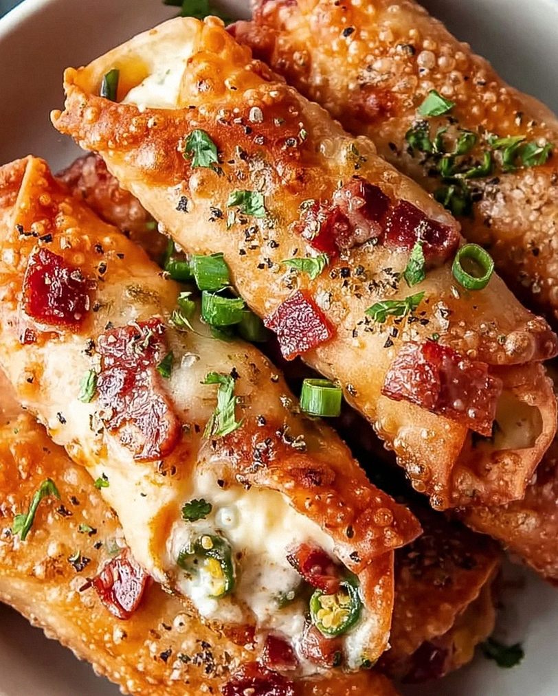 Der Hit: Rind Putenspeck Jalapeño Popper Eggrolls – Einfach lecker! – Schritt 2