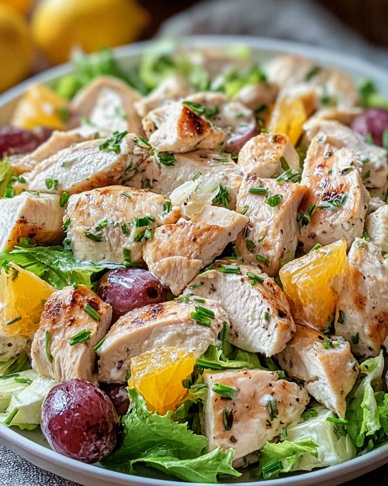 Einfacher Hähnchen Salat – Schritt 1