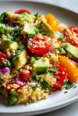 Frischer Quinoa Salat mit Avocado & Limette – Dein gesundes Highlight!