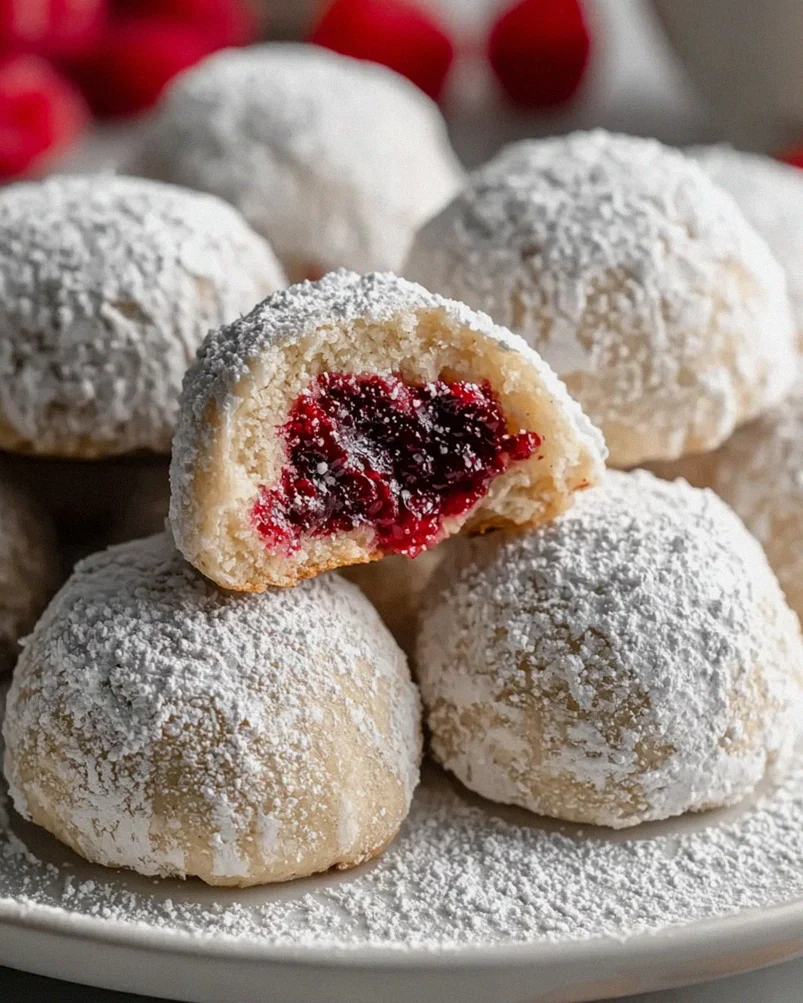 Gefüllte Himbeer-Mandel Snowball Cookies – Dein neues Lieblingsrezept – Schritt 1