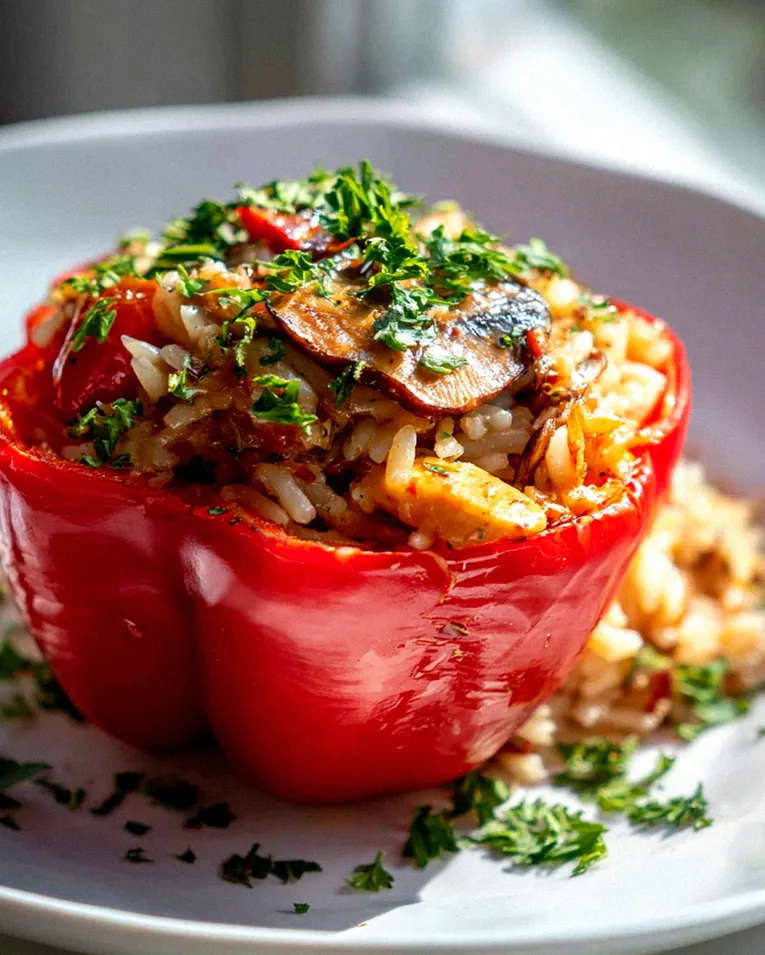 Gefüllte Paprika mit Hähnchen – Schritt 2