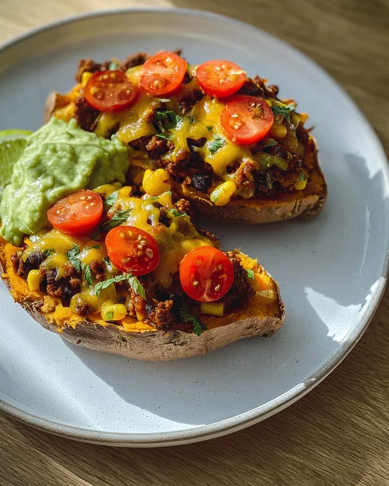 Gefüllte Süßkartoffeln im mexikanischen Stil – Schritt 2