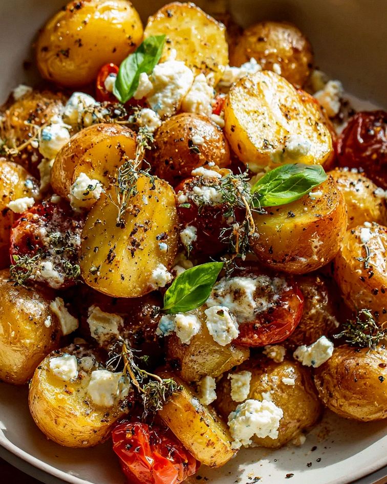 Gesunde Ofenkartoffeln mit Feta – Schnell & lecker!