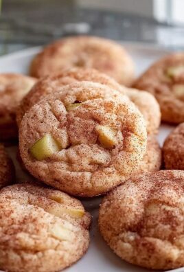 Gewürzte Apfel-Zimt Snickerdoodle Kekse
