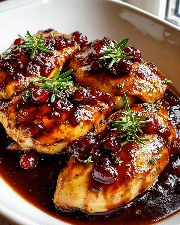 Hähnchen mit Preiselbeer-Balsamico Glasur – lecker und alkoholfrei! – Schritt 2