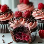 Himmlische Himbeer-Schokoladen Lava Cupcakes Rezept