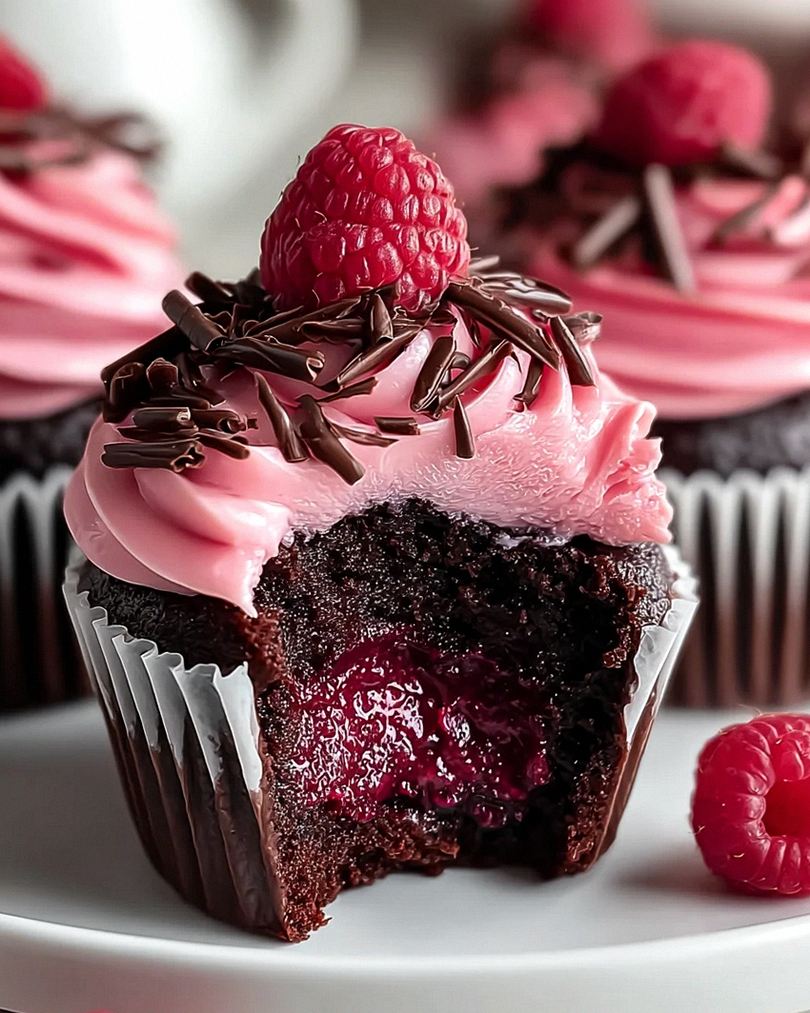 Himmlische Himbeer-Schokoladen Lava Cupcakes Rezept – Schritt 2