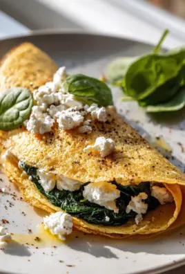 Keto Pfannkuchen Wraps mit Spinat & Feta: Dein perfektes Rezept
