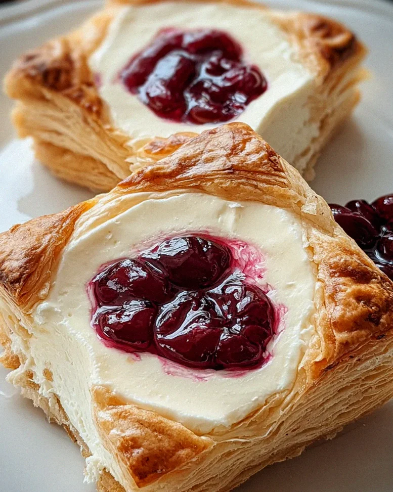 Kirsche Frischkäse Danish – Schritt 2