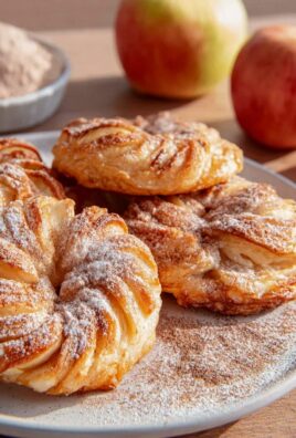 Knusprige Apfelringe mit Blätterteig – Schnell selbstgemacht