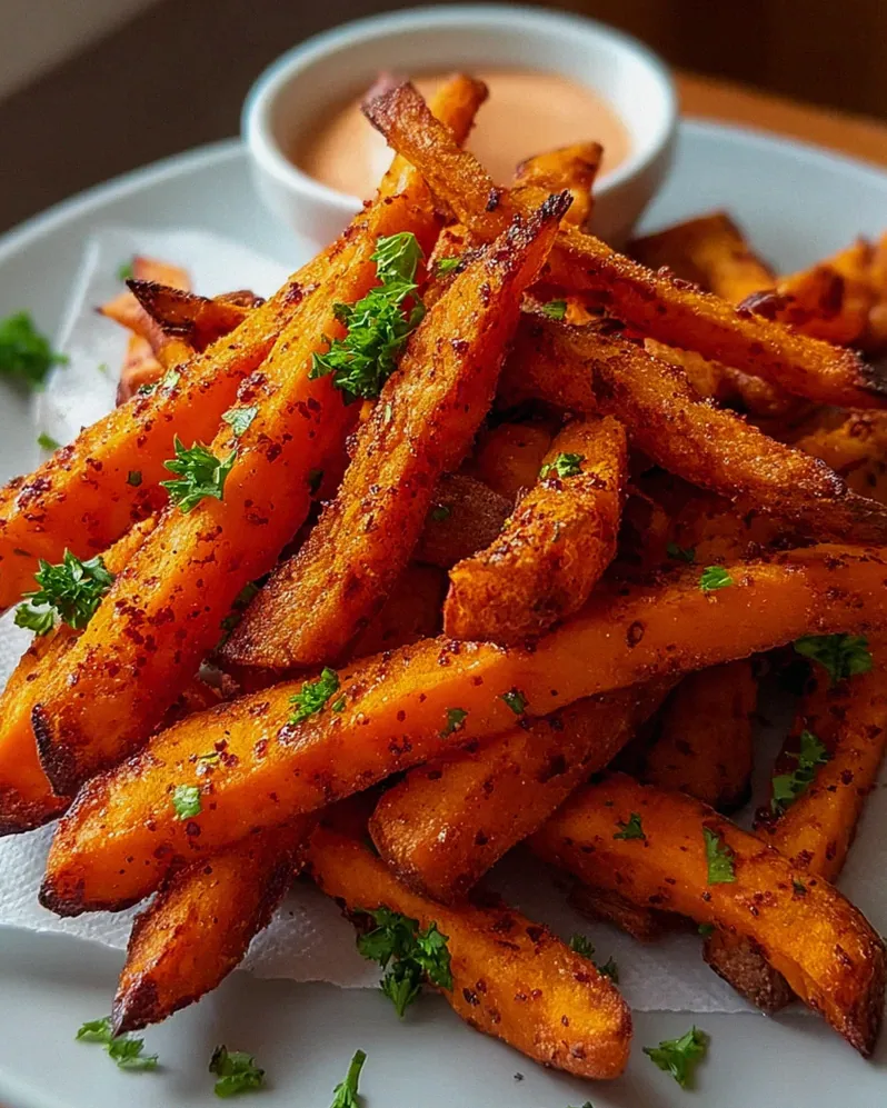 Knusprige Süßkartoffelpommes aus dem Ofen – Einfach perfekt! – Schritt 2
