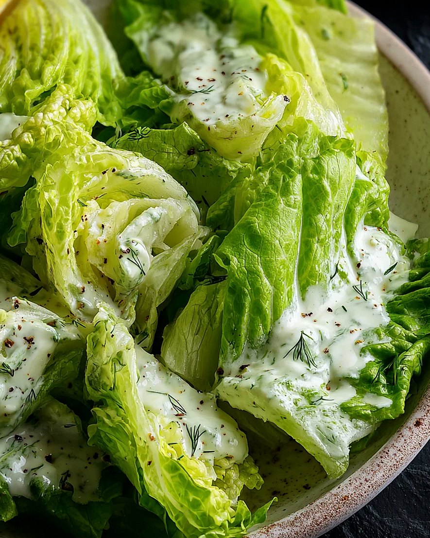 Kopfsalat mit Omas Sahne-Zitronen-Dressing – Schritt 2