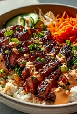 Korean BBQ Steak Bowls