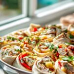 Leckere Ananas-Hühnchen-Kabobs: Partyfertige Pinwheels!