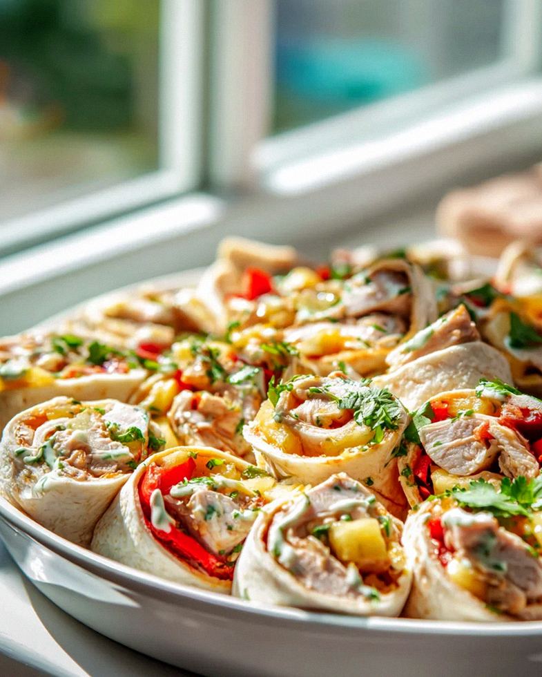 Leckere Ananas-Hühnchen-Kabobs: Partyfertige Pinwheels! – Schritt 1