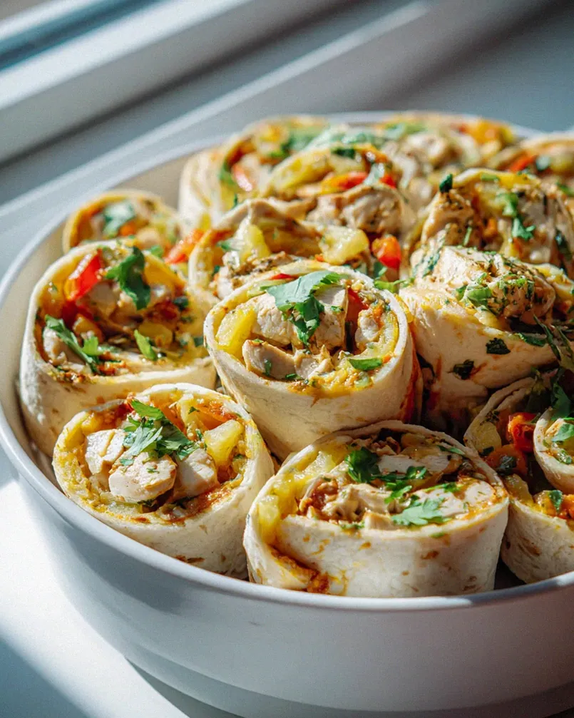 Leckere Ananas-Hühnchen-Kabobs: Partyfertige Pinwheels! – Schritt 2