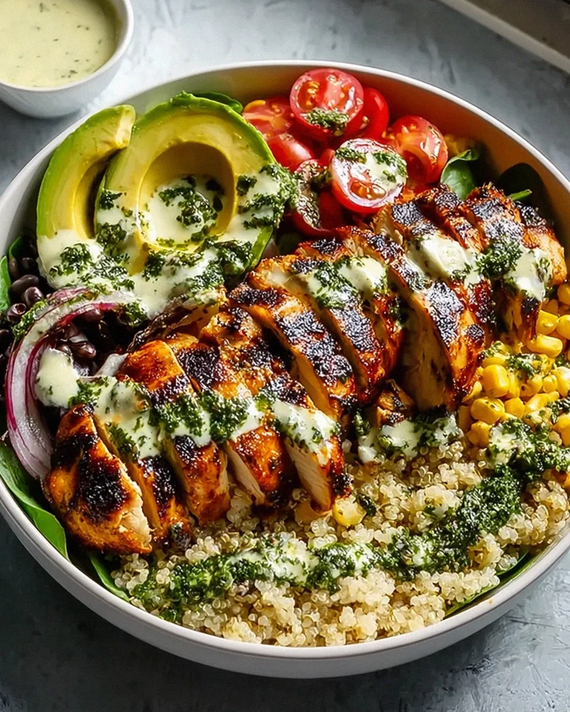 Leckere Chimichurri Grilled Chicken Bowl für Grillliebhaber – Schritt 2