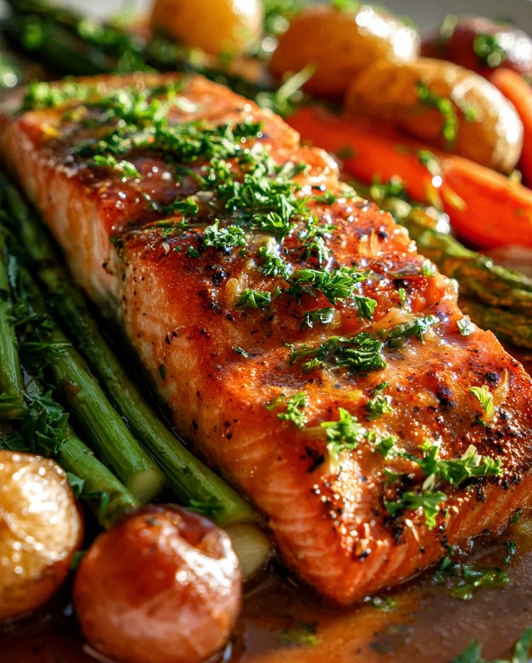Leckerer Ahorn-Dijon-Lachs vom Blech: Schnelles Ofen-Dinner – Schritt 2
