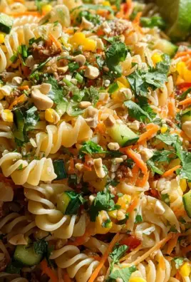 Limetten Crunch Nudelsalat