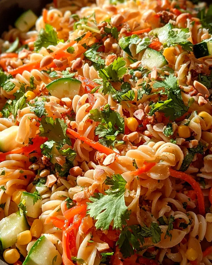 Limetten Crunch Nudelsalat – Schritt 1