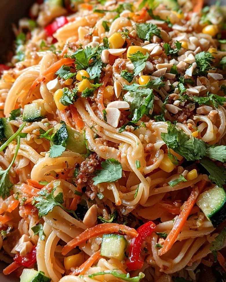 Limetten Crunch Nudelsalat – Schritt 2