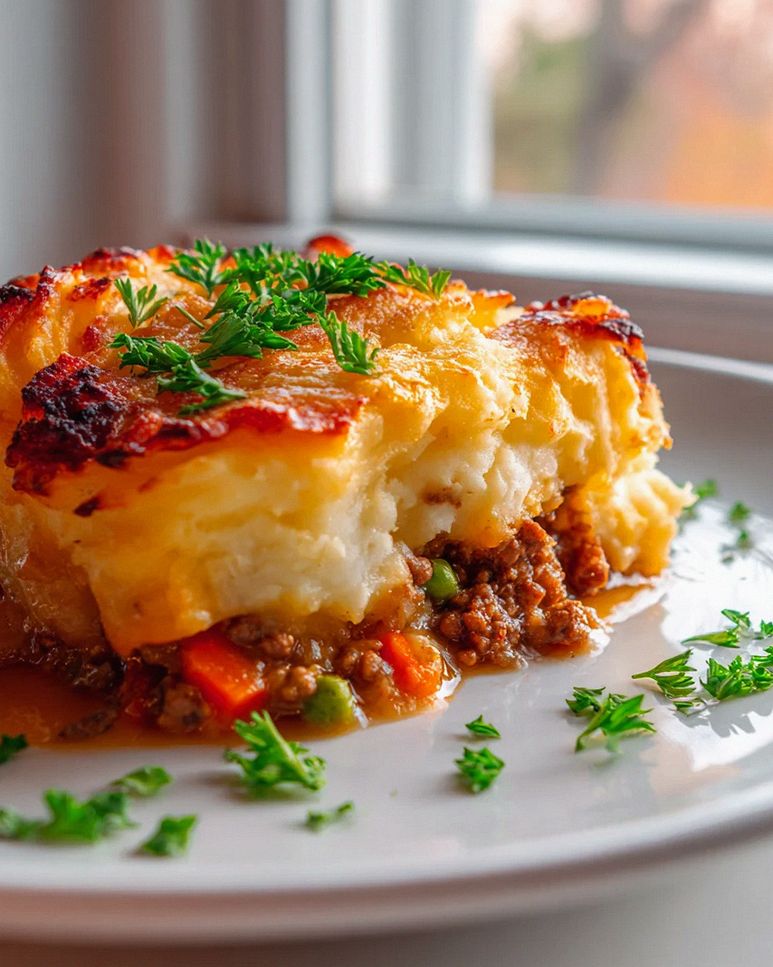 Loaded Potato Shepherd's Pie Rezept – Herzhaft & Lecker! – Schritt 2