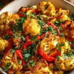 Marokkanischer Blumenkohl aus dem Backofen - Lecker & Gesund!