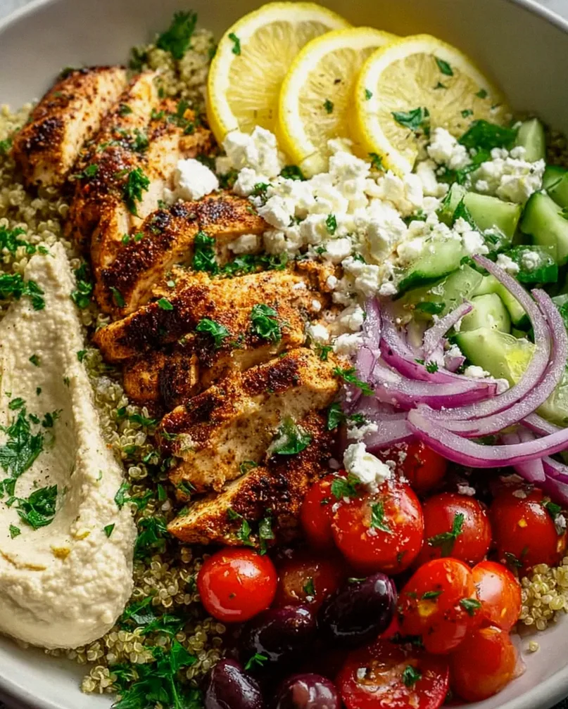 Mediterrane Chicken Bowl: Gesund, schnell und lecker!