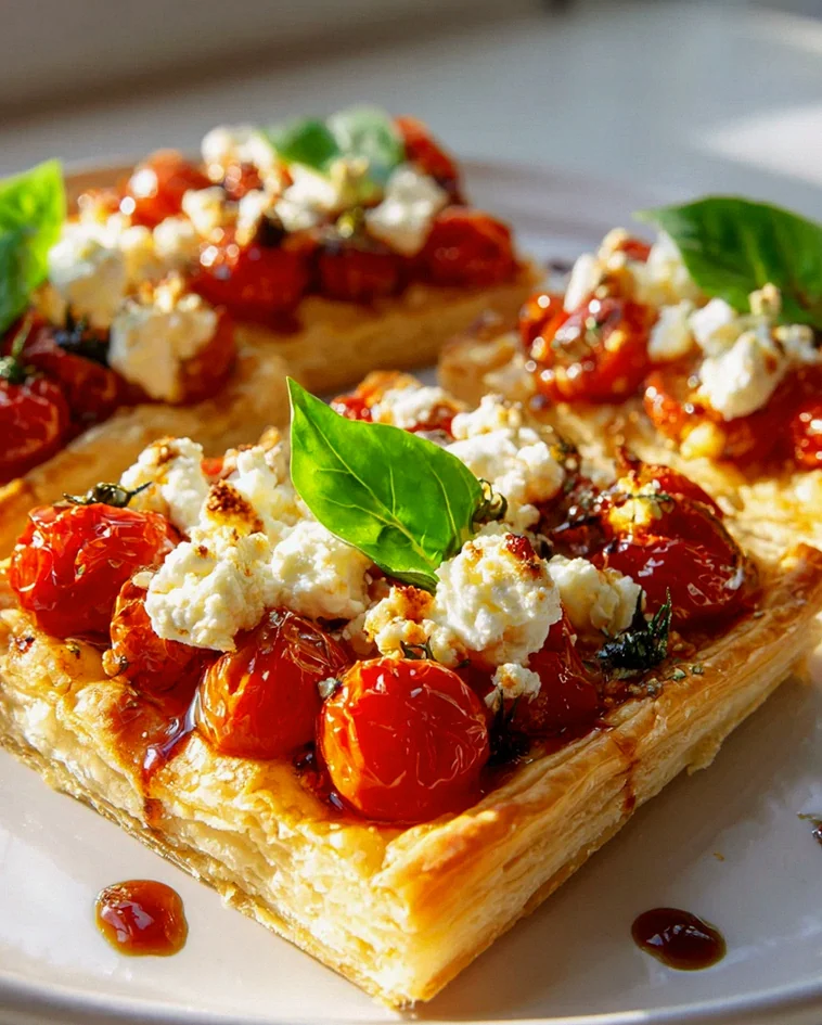 Mediterrane Feta Tomaten Blätterteig Tarte: Einfach & Lecker! – Schritt 2