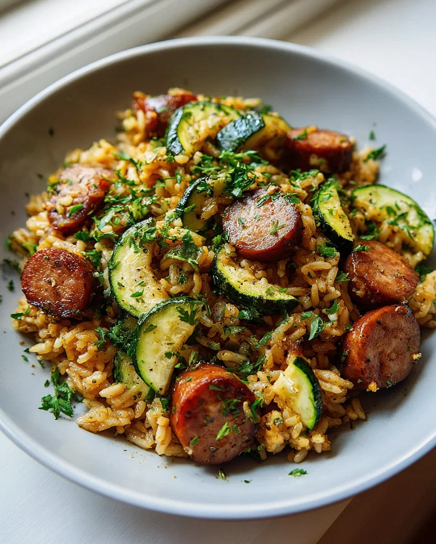 Mediterraner Rind Reis: Zucchini & Kräuter – Einfach lecker! – Schritt 2