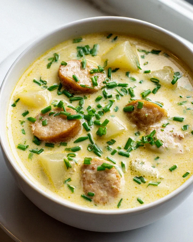 Mini Portionen Kartoffelsuppe mit Würstchen für Meal Prep – Schritt 2