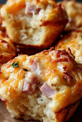 Muffins mit Putenschinken und Käse