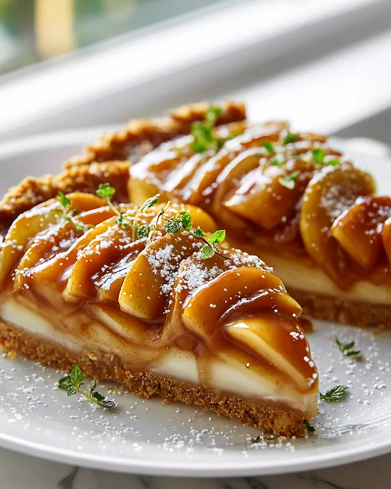 No Bake Apfelkuchen Dessert: Schnell & Lecker ohne Backen!