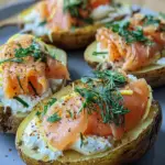 Ofenkartoffeln mit Räucherlachs