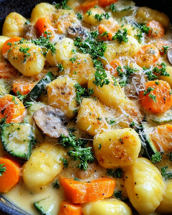 One Pot Gnocchi mit Rahmgemüse – Schritt 2
