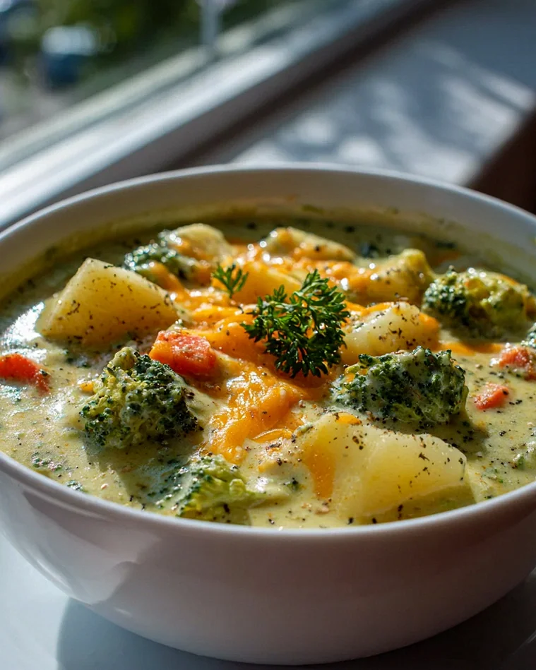 Rezept: Brokkoli Kartoffel Käse Suppe – Dein Komfort Food! – Schritt 2