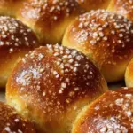 Rezept für Laugenbrötchen im Muffinsblech gebacken