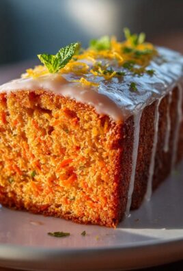 Saftiger Nussfreier Karottenkuchen mit Zitronenglasur